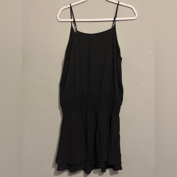 NWOT Krisa by Revolve Smocked Cami Mini Dress in Black - Picture 5 of 12